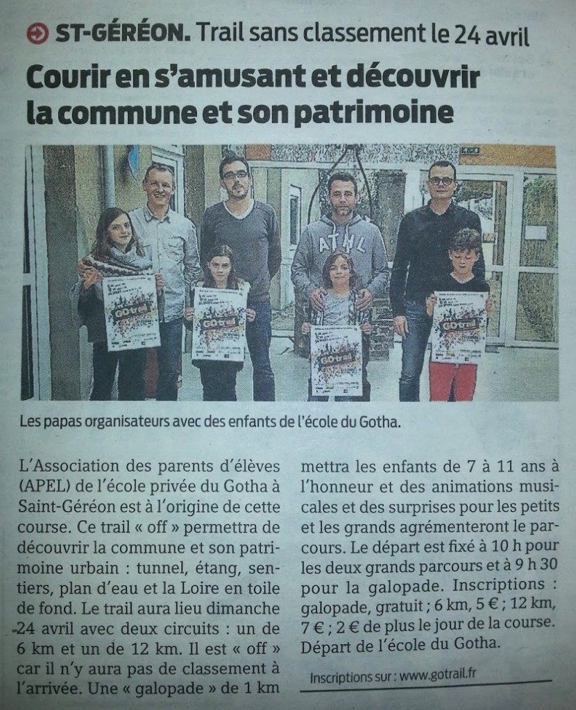 Article Presse Océan